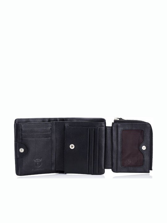 Leather Men's Wallet Classic with RFID Black