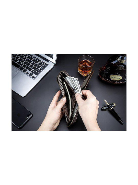 Leather Men's Brown Wallet