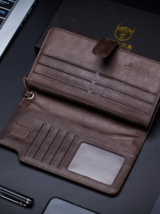 SNB-028 Leather Men's Wallet with RFID Brown