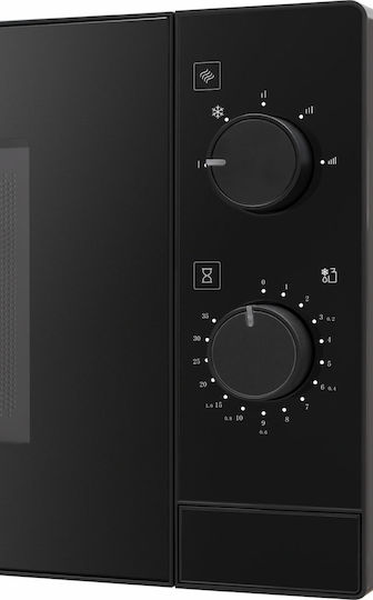 Amica AMMF20M1B Φούρνος Μικροκυμάτων 20lt Μαύρος