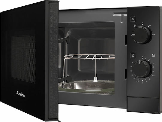 Amica AMMF20M1B Φούρνος Μικροκυμάτων 20lt Μαύρος