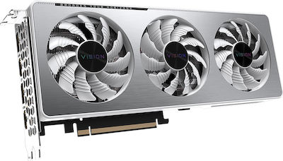 Gigabyte GeForce RTX 3060 12GB GDDR6 Vision OC (rev. 2.0) Κάρτα Γραφικών PCI-E x16 4.0 με 2 HDMI και 2 DisplayPort