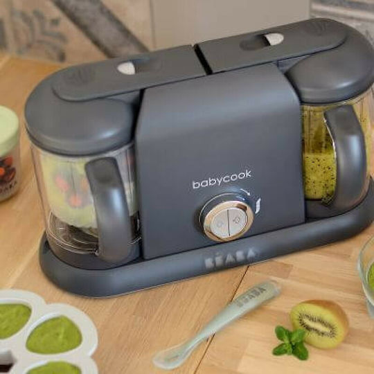 Beaba Babycook Duo Βρεφικός Ατμομάγειρας με Μπλέντερ 2.2lt Dark Grey