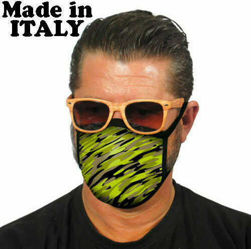 ITATI Cloth Face Mask Green MK46732 1pcs