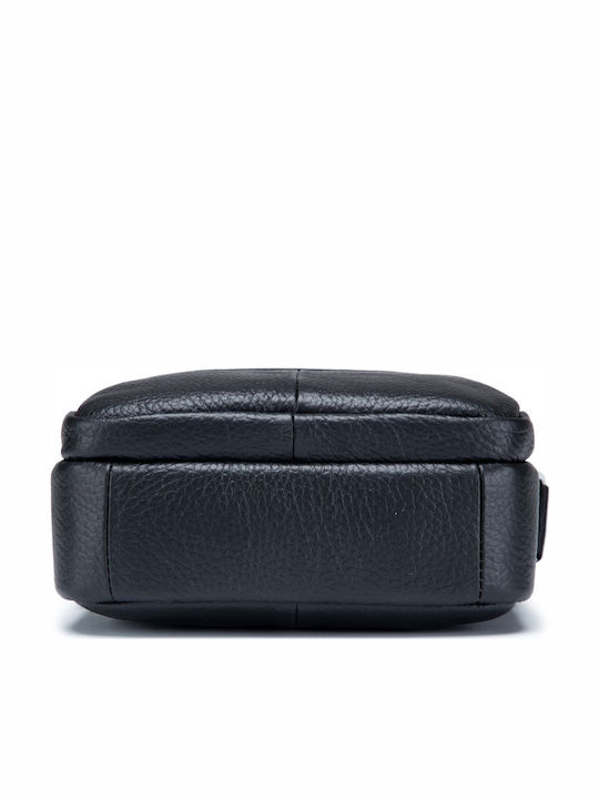DJB-023 Leather Men's Bag Shoulder / Crossbody Black