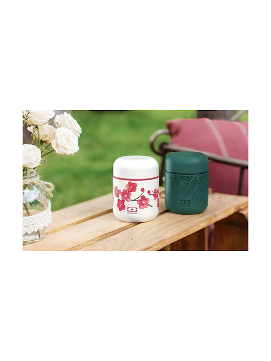 Monbento Graphic Δοχείο Φαγητού Inox Θερμός Ροζ 280ml