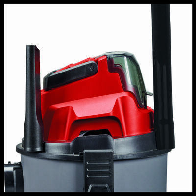 Einhell Tcvc 18/15 Li Solo Rechargeable Vacuum Wet / Dry Without Charger and Battery with Plastic Bin 15lt