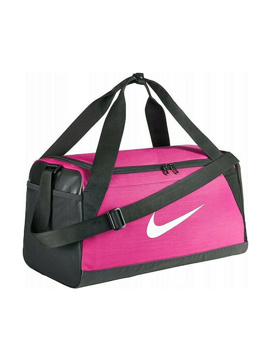 Nike Brasilia Training XS Γυναικεία Τσάντα Ώμου για Γυμναστήριο Ροζ