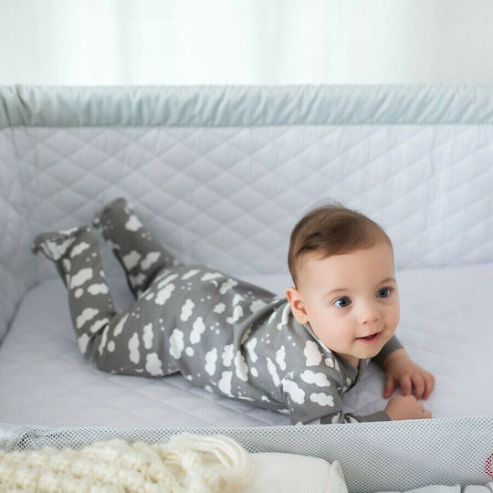 Lionelo Wiege Theo mit Matratze, Seitlicher Öffnung und Rädern Dark Grey
