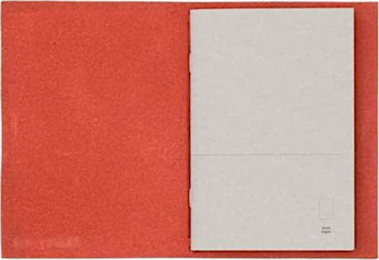 Paper Republic Notebook with Blank Pages and Elastic Red