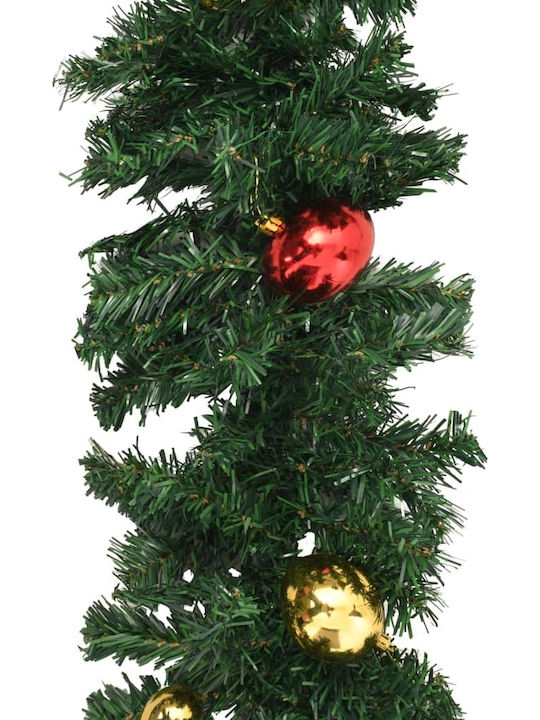 vidaXL Christmas Garland Green 500cm 1pc