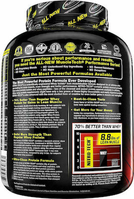 MuscleTech Performance Series Nitrotech Proteină din zer cu aromă de Ciocolată cu mentă 1.8kg