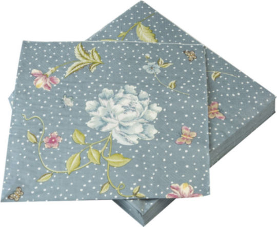 Napkins Gray 33x33cm 20pcs