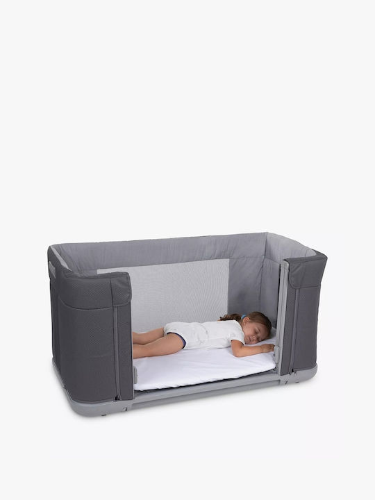 Chicco Λίκνο Next2Me Forever με Στρώμα, Πλαϊνό Άνοιγμα και Ρόδες Moon Grey