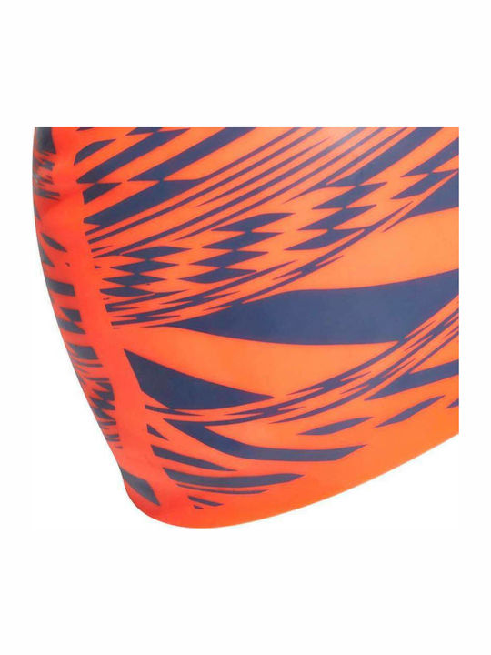 adidas Graphic Σκουφάκι Κολύμβησης Ενηλίκων από Σιλικόνη Πορτοκαλί