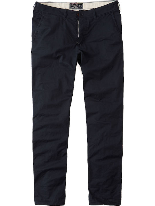 Abercrombie & Fitch Men's Trousers Chino in Slim Fit Navy Blue