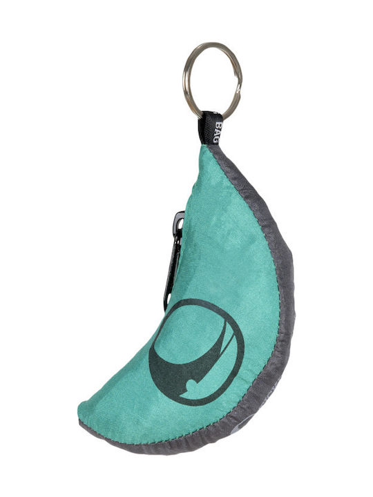 Ticket To The Moon Eco Keyring 5L Fabric Shopping Bag Turquoise