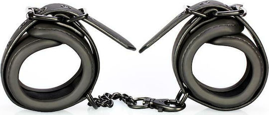 IntoYou Ankle Cuffs Vegan Leather Handcuffs in Black Color