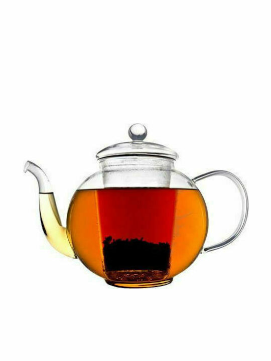 Bredemeijer Verona Single-Walled Teapot Teekanne mit Filter Glas Transparent 1500ml