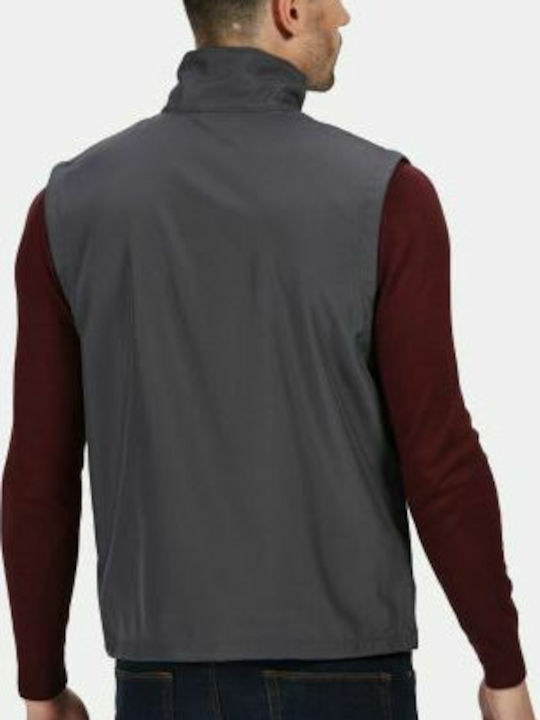 Regatta Classic TRA820 Men's Sleeveless Softshell Jacket Waterproof and Windproof Gray