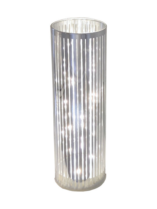 Ravenna Siana Big Decorative Lamp Vase LED Silver