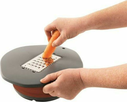 Outwell Collaps Bowl & lid with Grater Πιάτο για Camping Terracotta