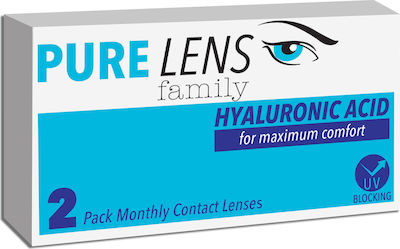 Pure Lens Hyalouronic Acid 2 Μηνιαίοι Φακοί Επαφής Υδρογέλης με UV Προστασία