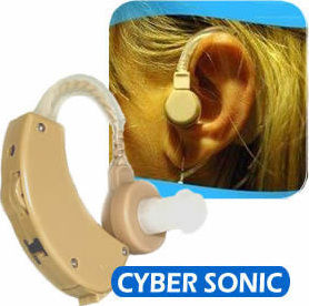 Cyber Sonic JH113 Зад Ухото Слухов Апарат
