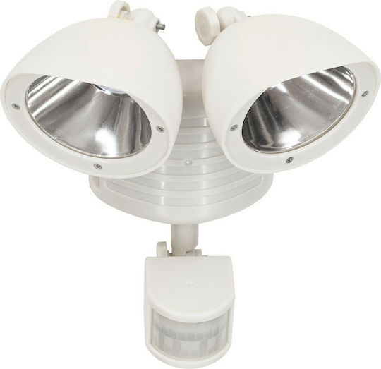 GloboStar Waterproof Solar LED Flood Light 10W Cold White 6000K with Motion Sensor and Photocell IP54