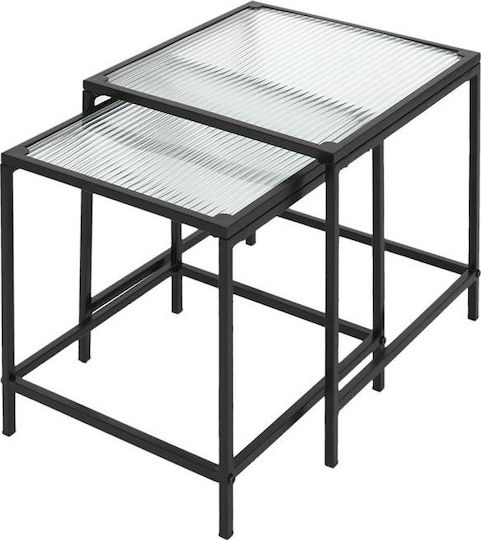Zigon Tisch Set Transparent - Schwarz Zigon Tisch Set Transparent - Schwarz