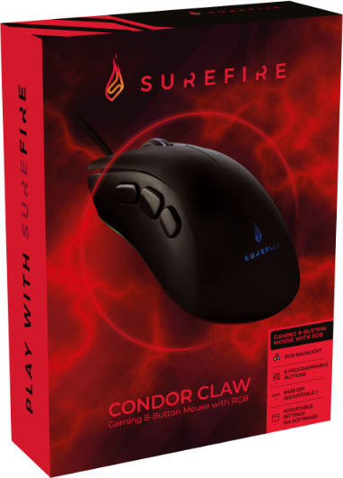 Condor Claw RGB Gaming Ποντίκι 6400 DPI Μαύρο