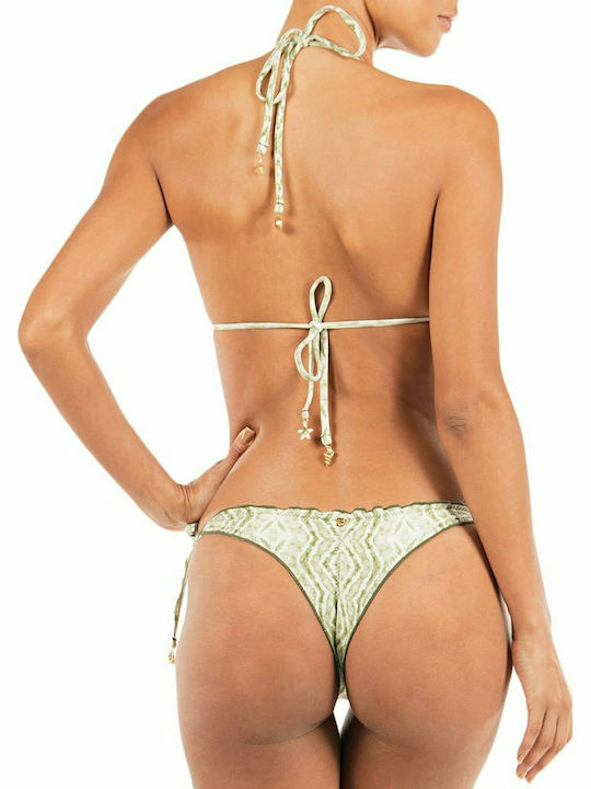 Despi Frou Frou Set Bikini Τριγωνάκι Brazil Πράσινο