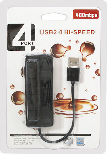 Brand Hub 4 Porturi USB 2.0 cu Conectare USB-A