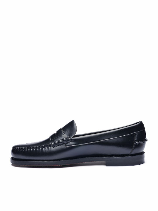 Sebago Leather Women's Moccasins in Black Color