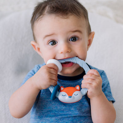 Itzy Ritzy Δαχτυλίδια Teething Ring made of Silicone for 3 m+ 1pcs