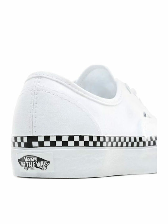 Authentic Check Foxing Sneakers White