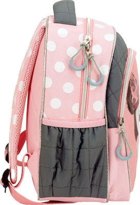 Gim Minnie Fabulous Σχολική Τσάντα Πλάτης Νηπιαγωγείου σε Ροζ χρώμα Μ25 x Π15 x Υ30cm