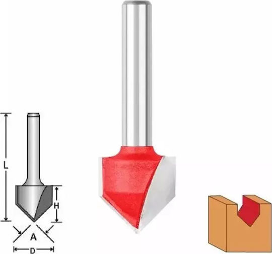 Benman Freza de caneluri Router pentru Formare Canale în Lemn 45mm x 12.7mm