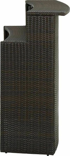 Bar Free Standing 120x55x110cm Brown Bar Free Standing 120x55x110cm Brown