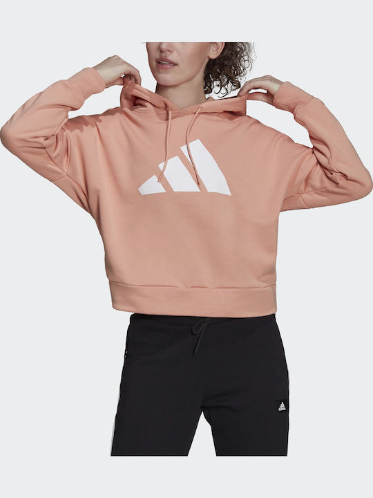 Sportswear Future Icons Γυναικείο Φούτερ με Κουκούλα Ambient Blush