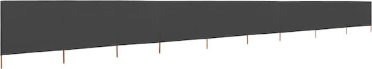 vidaXL в Сив Цвят 1.6x12.0m