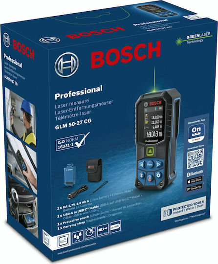Bosch Laser Distance Meter GLM 50-27 CG with Range up to 50m