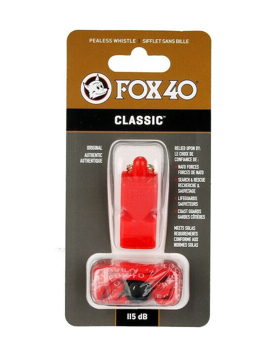 Fox40 Classic Safety Referees / Coaches Whistle Fox40 Classic Safety Referees / Coaches Whistle