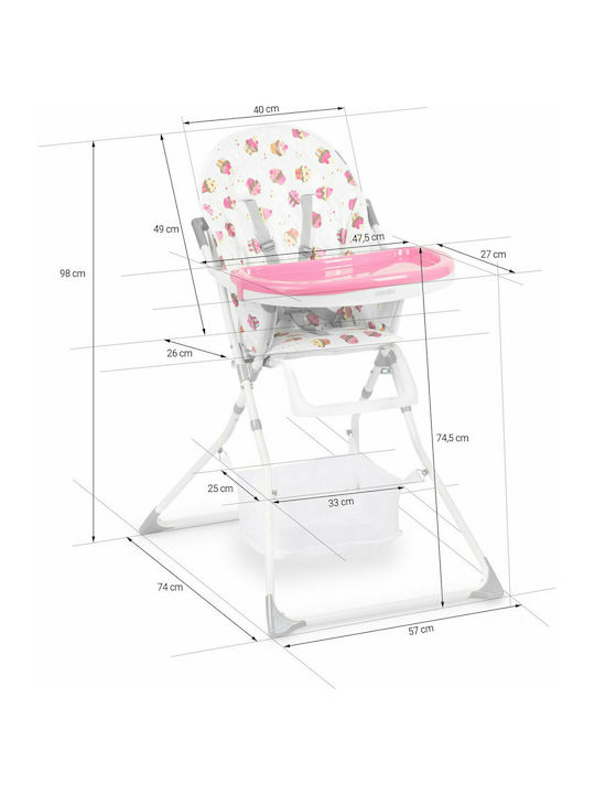 Ricokids Eldo Αναδιπλούμενο Pink