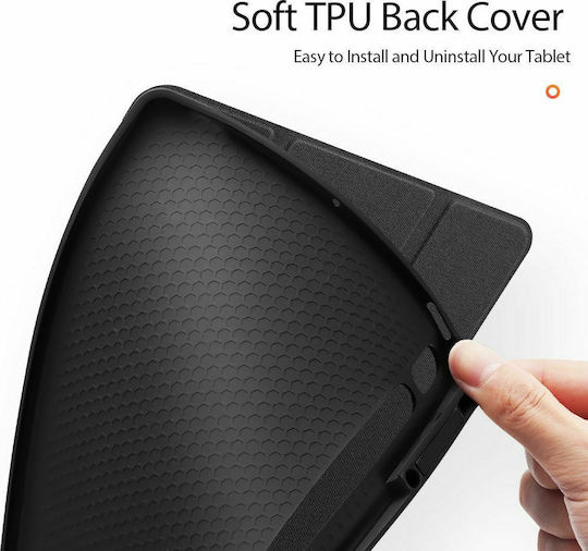Dux Ducis Domo Θήκη Υποδοχή Στυλό Samsung Galaxy Tab S8 Plus Tab S7 Fe Tab S7 Plus Μαύρο