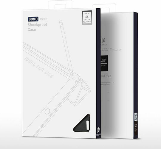 Dux Ducis Domo Θήκη Υποδοχή Στυλό Samsung Galaxy Tab S8 Plus Tab S7 Fe Tab S7 Plus Μαύρο