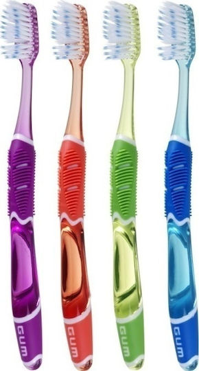 GUM Technique Pro Compact 528 Manual Toothbrush Medium Purple 1pcs