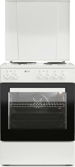 Thermogatz TGS E120 WH Herd 60Es mit Emailkochfeldern B60cm. White