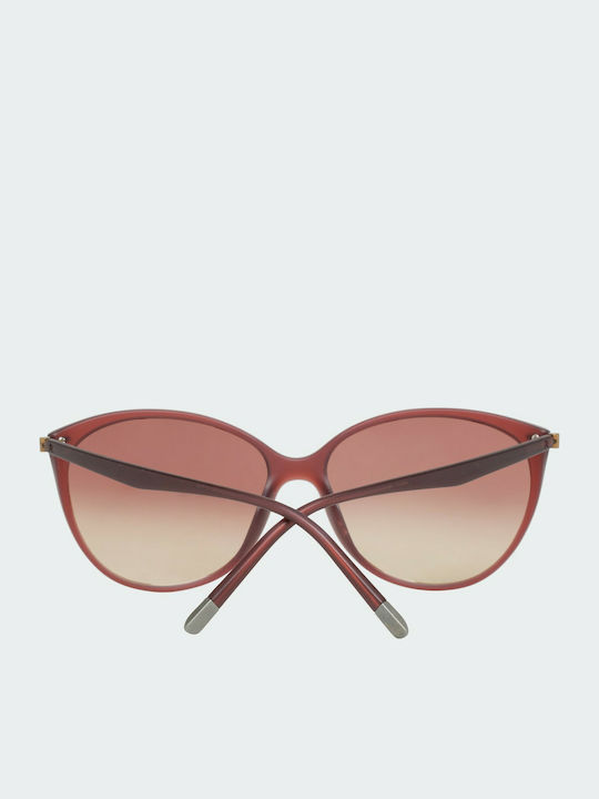Rodenstock Γυναικεία Γυαλιά Ηλίου με Μπορντό Κοκκάλινο Σκελετό και Μπορντό Ντεγκραντέ Φακό R7412 C