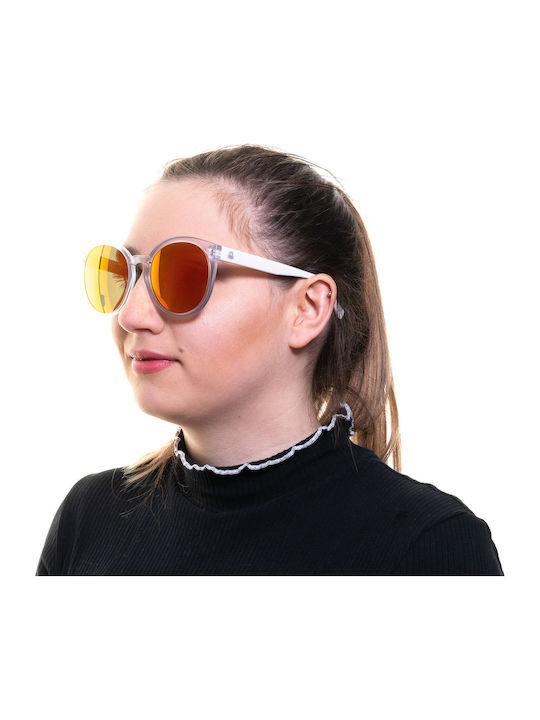 Benetton Unisex Sunglasses with Transparent Plastic Frame BE5010 802